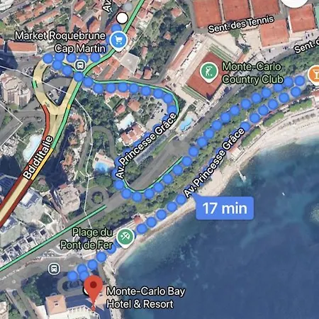 Larvotto Monaco & Terrasse Apartament Roquebrune-Cap-Martin